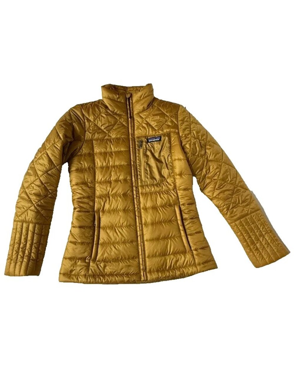 Patagonia Womens XS Yellow Radalie Jacket Buckwheat Gold Puffer Coat 27690